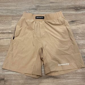 Alphalete men’s khaki shorts